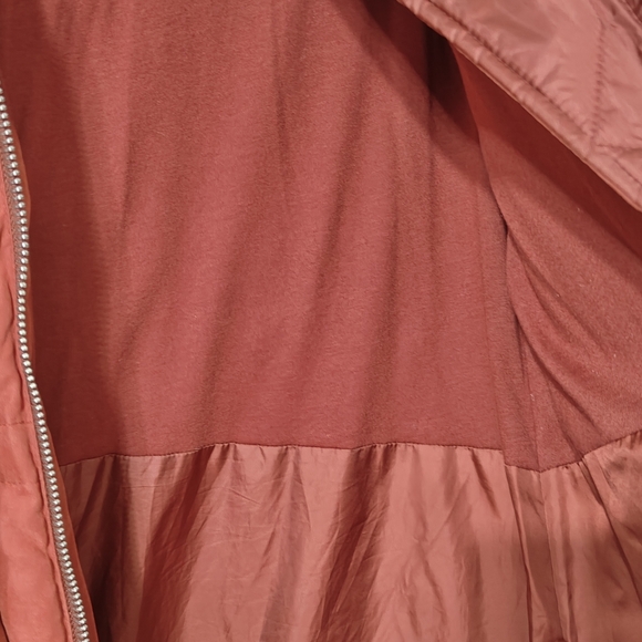 Abercrombie and Fitch Faux Fur hooded Parka Coat size Small - Picture 9 of 11